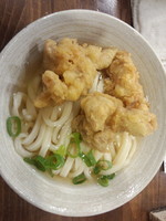 「冷やかけ＋鶏天＋半熟玉子天」@おにやんまの写真