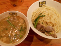 「タン、ハツ、砂肝の塩レモンつけ麺（中盛）」@濃菜麺 井の庄の写真