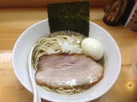 「特濃煮干ソバ＋出汁打込み式味玉　860円」@煮干中華ソバ イチカワの写真