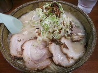 「鹿児島ラーメン　（大盛り）」@桜島鹿児島ラーメンの写真