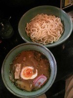 「赤味噌つけ麺６８０円」@大穀の写真