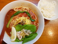 「冷た～いトマト麺＋焼チーズ＋半ライス」@らーめん RYOMAの写真