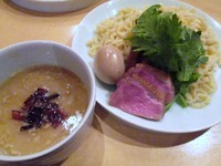 「味玉鴨白湯つけそば」@紫 くろ㐂の写真