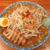 「どてちんラーメン（中）」@麺屋青山 臼井店の写真
