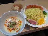 「【期間限定】冷製豆乳つけ麺＋大盛り、900円＋100円」@桜台らぁ麺 美志満の写真