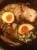 「味玉ラーメン」@火の国らーめん てっぺん 市ヶ谷店の写真