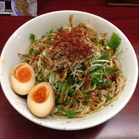 「【夏夜限定】まぜそば味噌 780円＋味玉」@にぼshin. 弘前店の写真