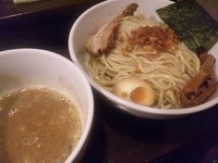「つけ麺（醤油）\750（大；300g）」@ダイニングキッチン 一恵（ICHIE）の写真