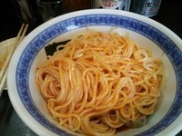 「冷やし油そば＋麦酒２」@中華そば べんてんの写真