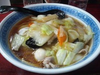 「五目うまにそば５５０円大盛り無料」@らーめん ほん田の写真