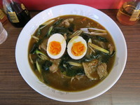 「カレーラーメン：750円」@楽食拉麺 菊やの写真