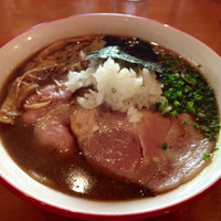 「鶏魚介煮干+肉増し1枚+大盛」@喜元門 つくばサイエンス通り店の写真