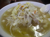 「タンメン　800円」@ラーメン中本 新宿店の写真