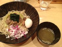 「秋の旬彩和えつけそば、味玉」@饗 くろ㐂の写真