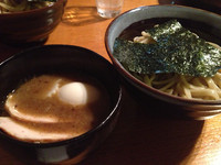 「特製濃厚鶏塩つけそば」@喜多方ラーメンcafeざくろの写真