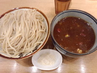 「スパイシーカレーつけ麺（大盛同料金）880円」@江戸前つけ麺 サスケの写真
