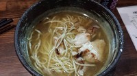 「限定　京地どりらーめん　鶏清湯+しじみ　890円」@京地どりらーめん 氣ばりい屋の写真