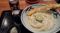 「醤油うどん　ちく天　660円」@熟成うどん なかやの写真
