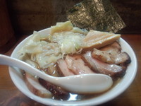 「肉の日限定：いつ樹的中華そば　焼き豚＆肉ワンタンのっけ」@らーめん・つけめん いつ樹の写真