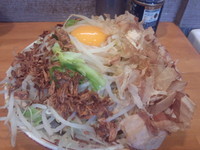 「小ラーメン＋汁無」@豚星。の写真