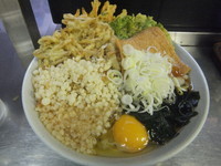 「のせ放題410円(おつゆ増し無料)」@爽亭 JR上野駅11・12番線ホームの写真