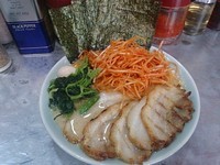 「ネギラーメン＋炙りチャーシュー」@横浜家系ラーメン 魂心家 自由が丘店の写真