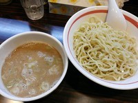 「魚介つけ麺（1.5玉）\780」@ラーメン長山の写真