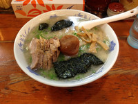 「みぞれチャーシューメン（８５０円）」@がんこや かるがんラーメン つくば店の写真