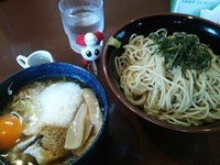 「【夏季限定】冷やしもりそば（全卵で）」@UNDER GROUND RAMENの写真