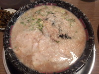 「とんこつラーメン」@無鉄砲 大阪店の写真