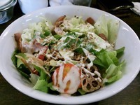 「【9月の限定】冷製シーザーサラダ麺 700円」@伝家 志木店の写真