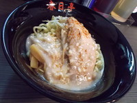 「鳥豚油そば 並盛」@油そば専門店 春日亭 秋葉原店の写真