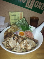 「まぜそば 大盛り」@らー麺Chopの写真