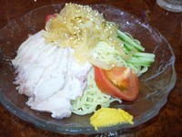 「バンバンジー冷麺　（７８０円）」@上海亭 五反野本店の写真