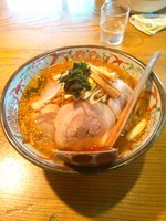 「ねぎとバラ肉のチャーシュー麺 840円  大盛り105円」@飯坂ラーメン こぶしの写真