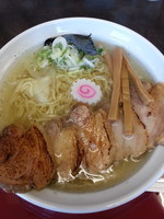 「しお・らーめん+チャーシュー+大盛」@らーめん 新 満福の写真