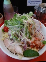 「冷やし中華sio、全部」@用心棒 本号の写真