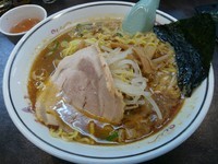 「ニンニクラーメン （大盛り）」@ハルピンラーメン 松本並柳店の写真
