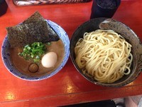 「二代目つけ麺中盛り750円、味玉100円」@二代目狼煙 本店 葉隠製麺の写真
