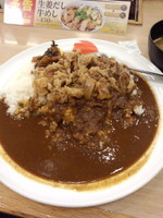 「オリジナルカレギュウ（並）530円」@松屋 日暮里店の写真