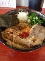 「まぜそば」@二代目狼煙 本店 葉隠製麺の写真