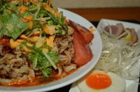 「トマトチーズ冷し大盛り　850＋120円」@畔鐘の写真