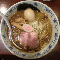 「中華そば 700円＋煮玉子100円」@煮干中華そば 鈴蘭 新宿店の写真