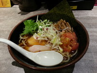 「期間限定！冷やしらーめん(中盛・180g)650円」@麺処 湊生の写真