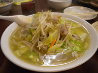 「タンメン」@ラーメン中本 新宿店の写真