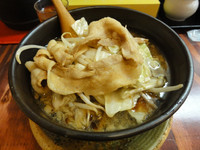 「大阪黒醤油らーめん（中盛）」@傾奇御麺 庄内宝町店の写真