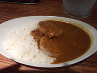 「煮込ハンバーグカレーポーク590円」@麹町咖哩の写真