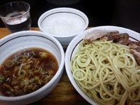 「チャーシューつけ麺（大）＋ライス」@中華そば・つけめん 甲斐の写真