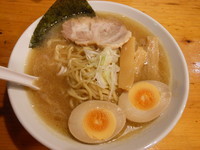 「らーめん＋味付け玉子」@魚介とんこつらーめん 晴れ空の写真