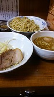 「つけ麺大+麺チョイ増し(ニンニクちょっと、アブラ、魚粉)」@ラーメンの店 どでん 北浦和店の写真